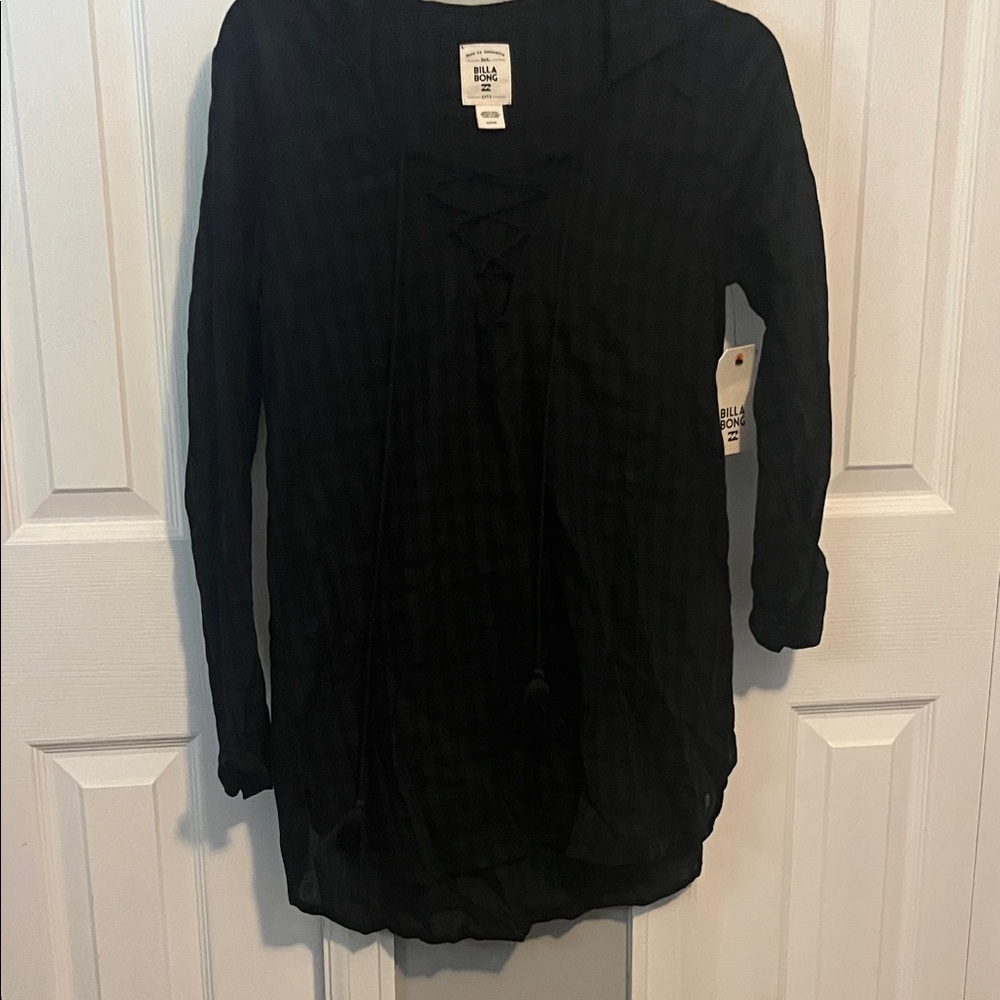 Billabong Black Swim Coverup